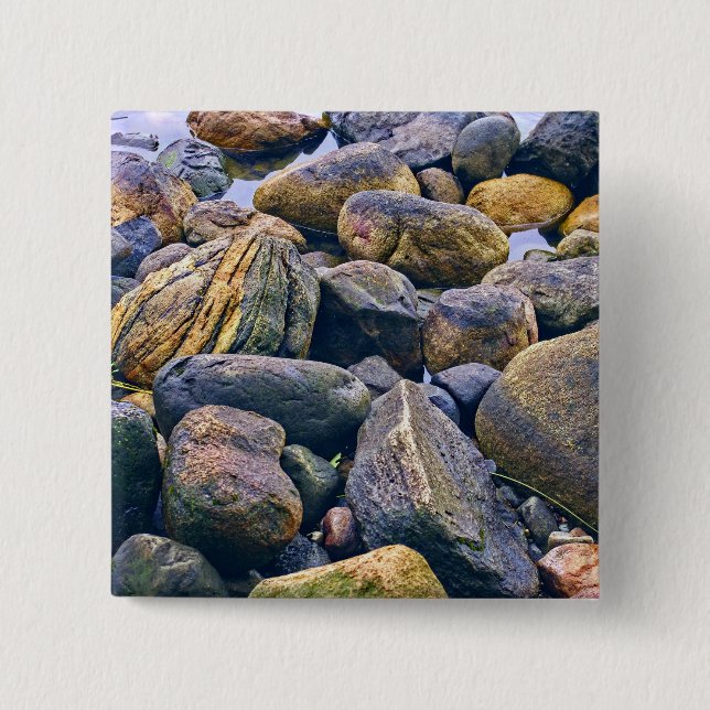 Chapa Cuadrada Rocas coloridas (Anverso)