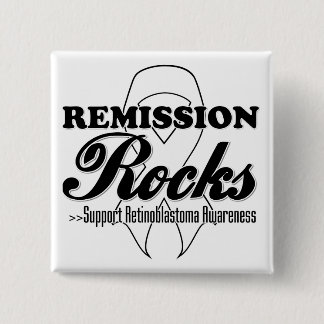 Chapa Cuadrada Rocas de Remisión - Conciencia sobre el Retinoblas