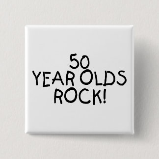 Chapa Cuadrada Rock de niños de 50 años