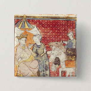 Chapa Cuadrada Roland que hace una oferta adiós a Carlomagno