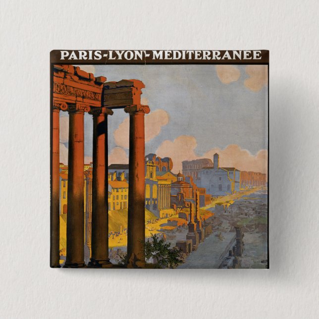 Chapa Cuadrada Roma (Anverso)