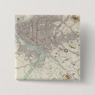 Chapa Cuadrada Roma moderna