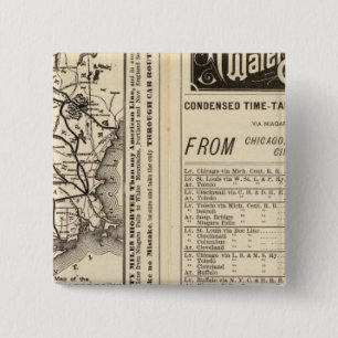 Chapa Cuadrada Roma, Watertown y Ogdensburg Railroad 2