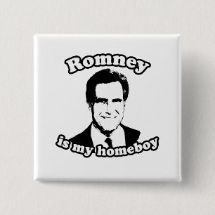 CHAPA CUADRADA ROMNEY ES MI HOMEBOY