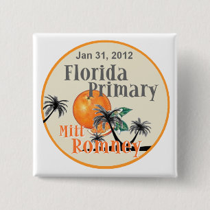 Chapa Cuadrada Romney la Florida