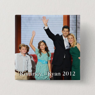 Chapa Cuadrada ¡Romney-Ryan 2012!!!