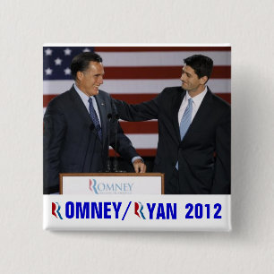 Chapa Cuadrada Romney/Ryan 2012