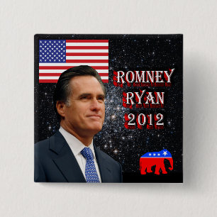 Chapa Cuadrada Romney-Ryan 2012