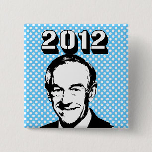 Chapa Cuadrada Ron Paul 2012