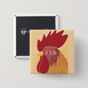 Chapa Cuadrada Rooster