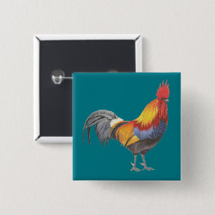 Chapa Cuadrada Rooster