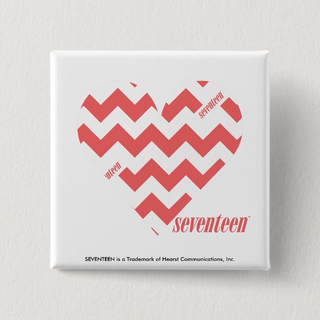 Chapa Cuadrada Rosa 3 del zigzag (Anverso)