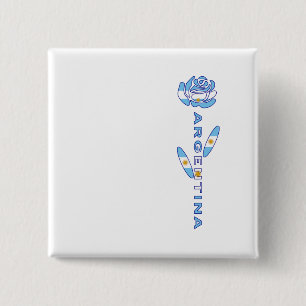 Chapa Cuadrada Rosa argentino