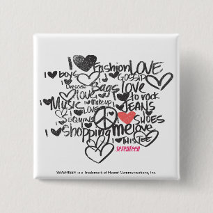 Chapa Cuadrada Rosa de la pintada