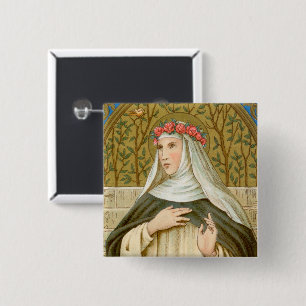 Chapa Cuadrada Rosa de Lima (BK 020)