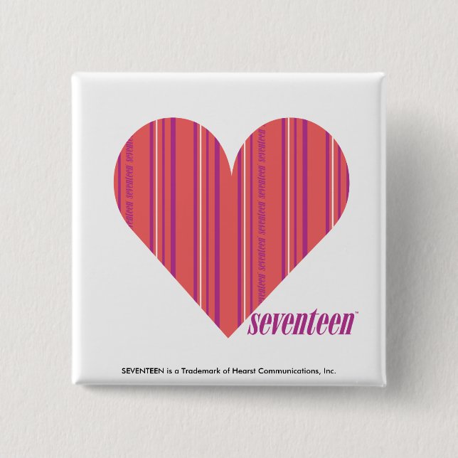 Chapa Cuadrada Rosa fino 3 de las rayas (Anverso)