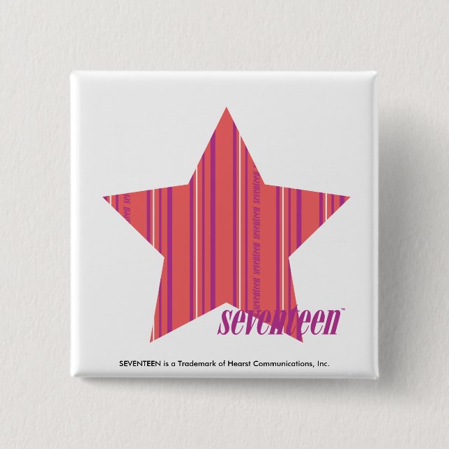 Chapa Cuadrada Rosa fino 4 de las rayas (Anverso)