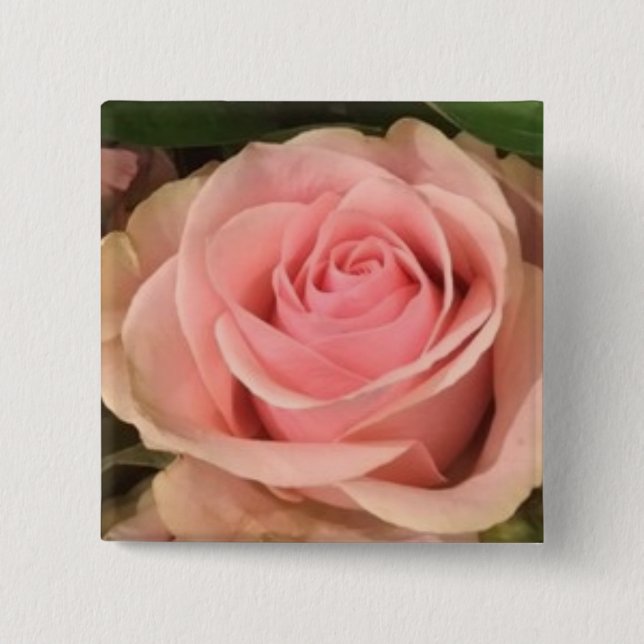 Chapa Cuadrada Rosa rosa (Anverso)