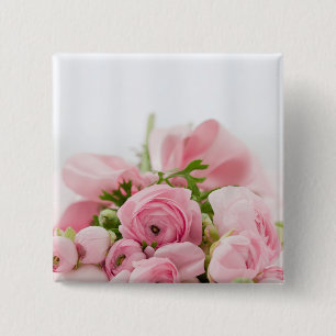 Chapa Cuadrada Rosas Bodas rosados