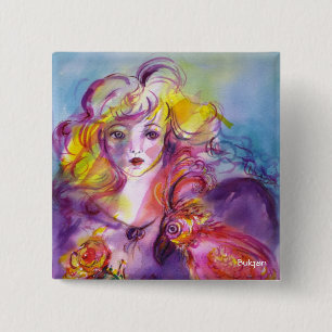 Chapa Cuadrada ROSINA / Pelota Veneciana de Mascaradas