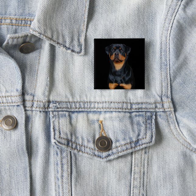 Chapa Cuadrada Rottweiler  (In situ)