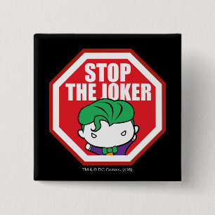 Chapa Cuadrada Rótulo De La Cónica "Detengan Al Joker"