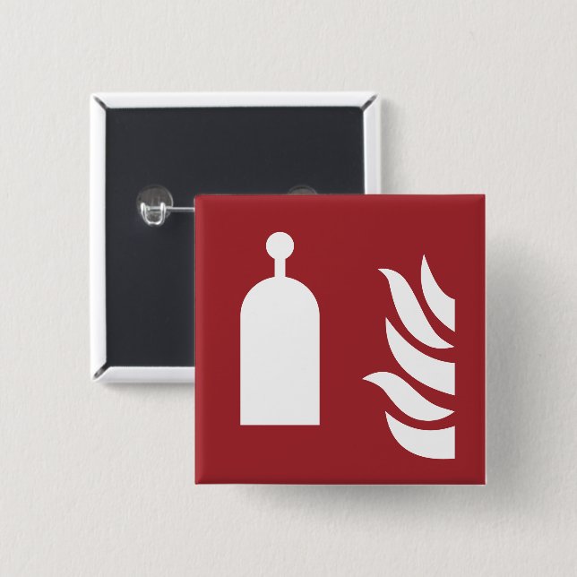 Chapa Cuadrada Rótulo de seguridad de la estación de lanzamiento  (Anverso y reverso)