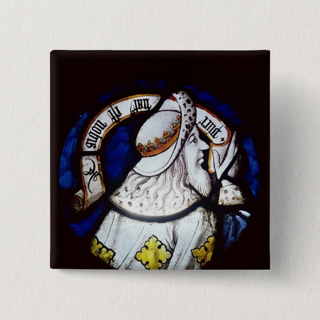 Chapa Cuadrada Roundel del profeta Isaías (Anverso)