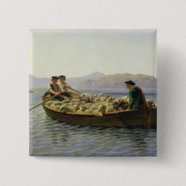 Chapa Cuadrada Rowing-Barco, 1863 (Anverso)