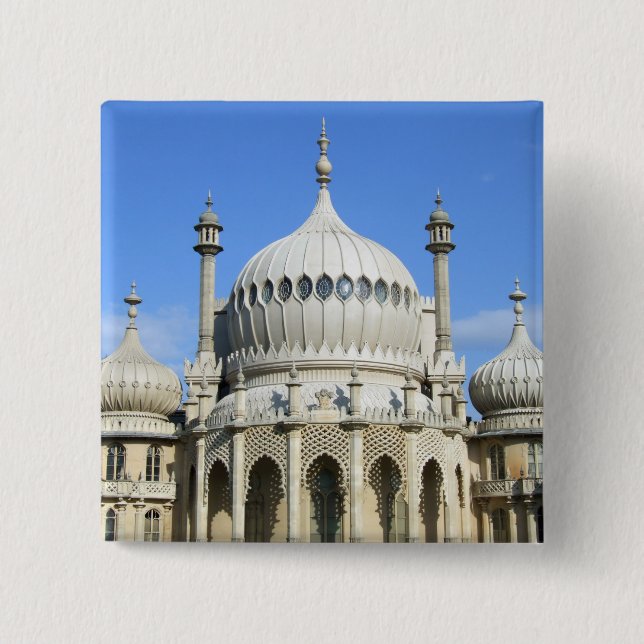 Chapa Cuadrada Royal Pavilion, Brighton, Sussex, Inglaterra (Anverso)