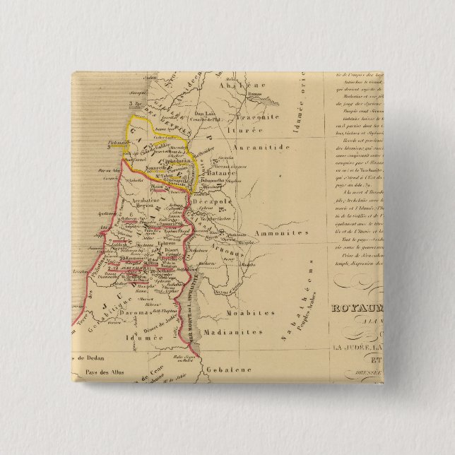 Chapa Cuadrada Royaume d'Herode (Anverso)