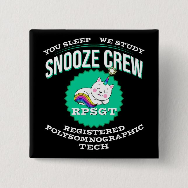 Chapa Cuadrada RPSGT Kawaii Unikitty Snooze PolySomnoGraphic Tech (Anverso)