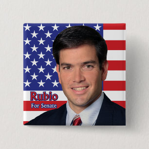 Chapa Cuadrada Rubio para el senado