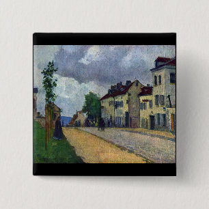 Chapa Cuadrada Rue de Gisors de Camille Pissarro