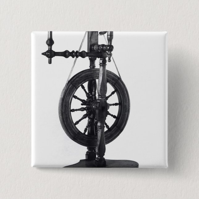 Chapa Cuadrada Rueda de hilado (Anverso)