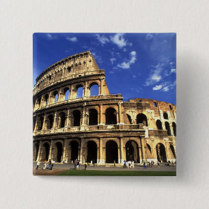 Chapa Cuadrada Ruinas famosas del Coliseo en Roma Italia
