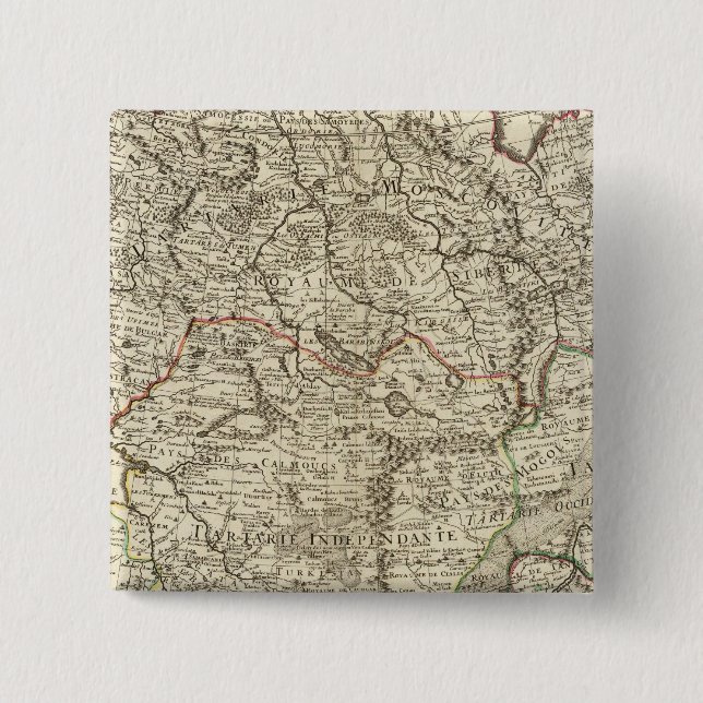 Chapa Cuadrada Rusia, China, Asia (Anverso)