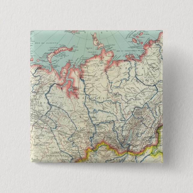 Chapa Cuadrada Rusia, Corea y Asia (Anverso)