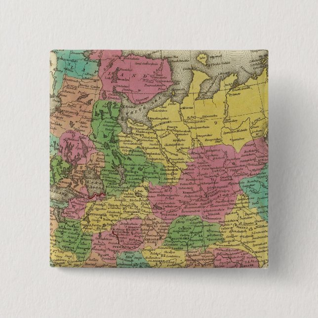 Chapa Cuadrada Rusia En Europa 2 (Anverso)