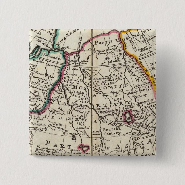 Chapa Cuadrada Rusia, Kazajstán, Asia (Anverso)