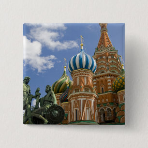 Chapa Cuadrada Rusia, Moscú, Plaza Roja. St. Basil 3