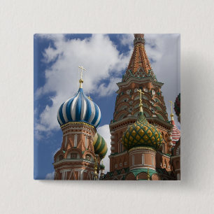 Chapa Cuadrada Rusia, Moscú, Plaza Roja. St. Basil 4