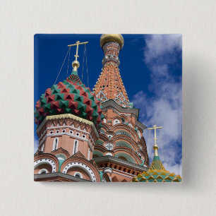Chapa Cuadrada Rusia, Moscú, Plaza Roja. St. Basil 5