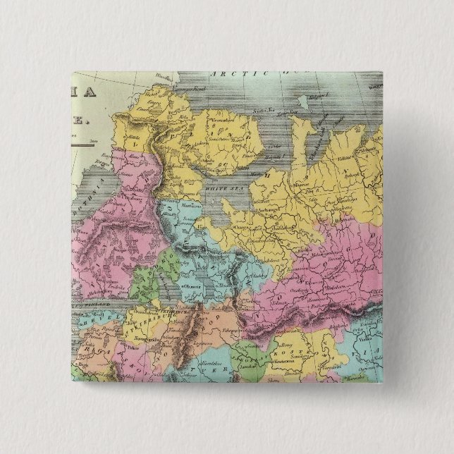 Chapa Cuadrada Ruso En Europa (Anverso)