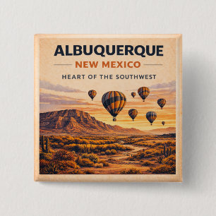 Chapa Cuadrada Ruta 66 Albuquerque Globo Suroeste Orgullo