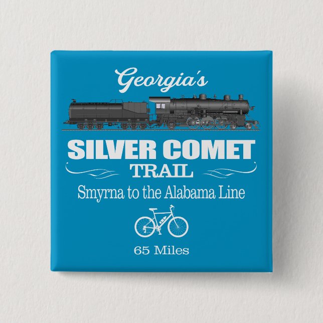 Chapa Cuadrada Ruta de la cometa plateada (RT2) (Anverso)