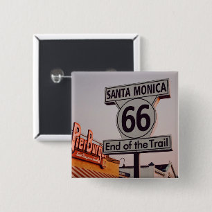 Chapa Cuadrada Ruta de Santa Mónica 66 California