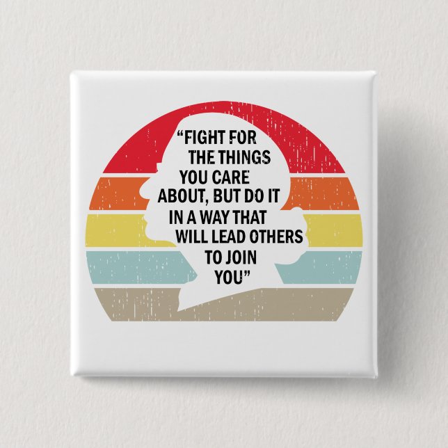 Chapa Cuadrada Ruth Bader Ginsburg (Anverso)