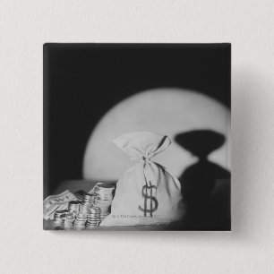 Chapa Cuadrada Saco de dinero