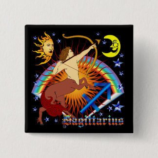 Chapa Cuadrada Sagittarius-Zodiac-Design-V-1